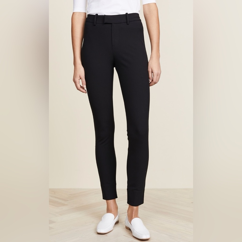 AYR The Boost Black Ankle Cropped Ponte Pants sz 6